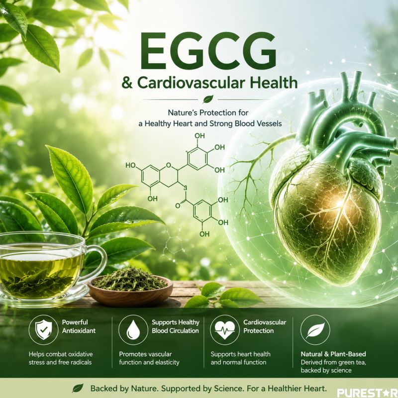 Can EGCG from Green Tea Help Support Cardiovascular Health Naturally?