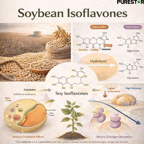 What Are Soybean Isoflavones and How Are They Formed, Distributed, and Characterized in Soybeans?