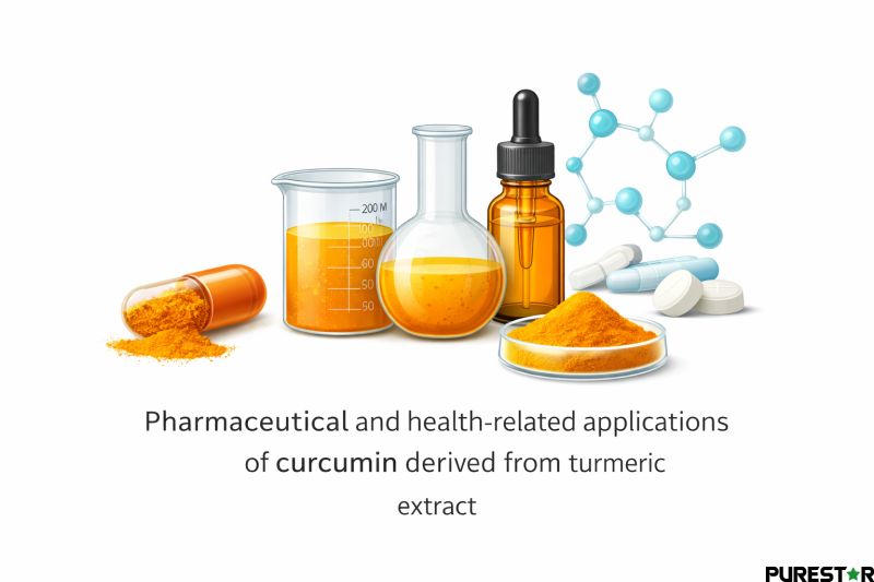 Pharmaceutical and health-related applications of curcumin derived from turmeric extract