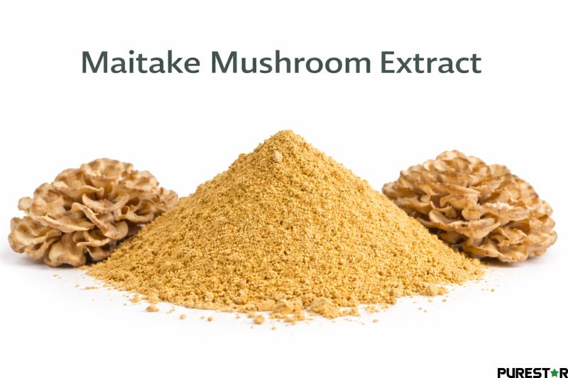 maitake mushroom extract powder bulk ingredient light brown fine powder beta glucan maitake extract supplier