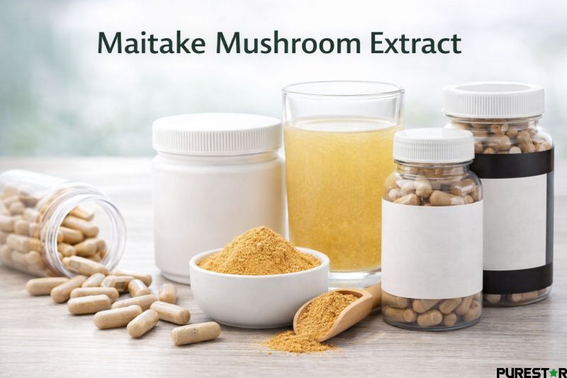 maitake extract applications in capsules supplements powder drinks functional food ingredient maitake mushroom extract use